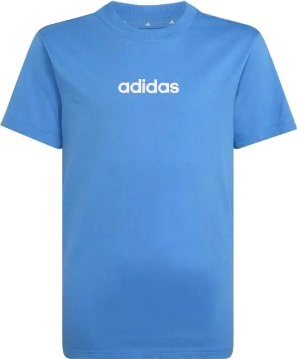 adidas adidas LINEAR TEE 160 J Детска тениска, синьо, размер