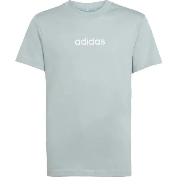adidas adidas LINEAR TEE 160 J Детска тениска, светло-зелено, размер