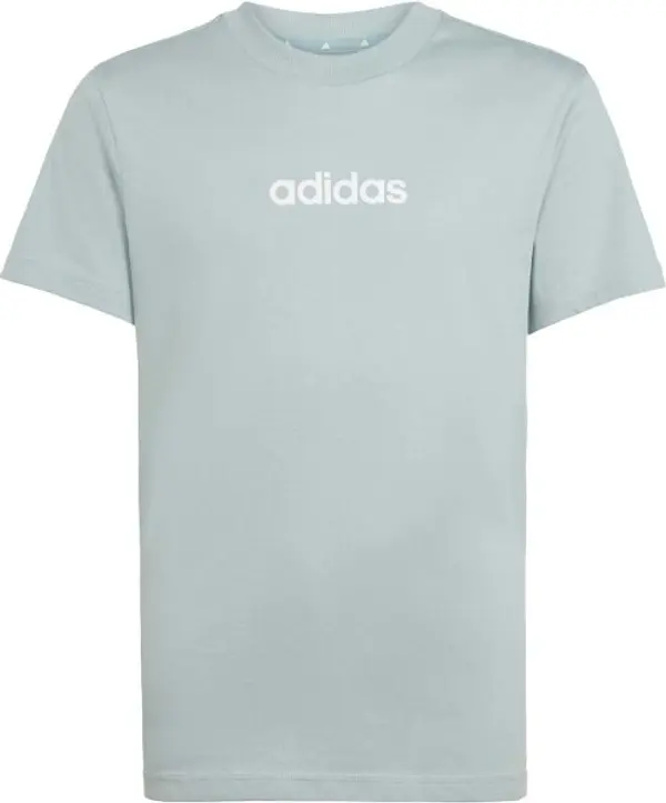 Adidas adidas LINEAR TEE 160 J Детска тениска, светло-зелено, размер