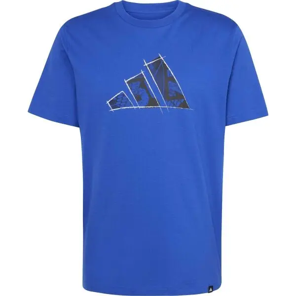 adidas adidas LOGO GRAPHIC TEE Мъжка тениска, синьо, размер