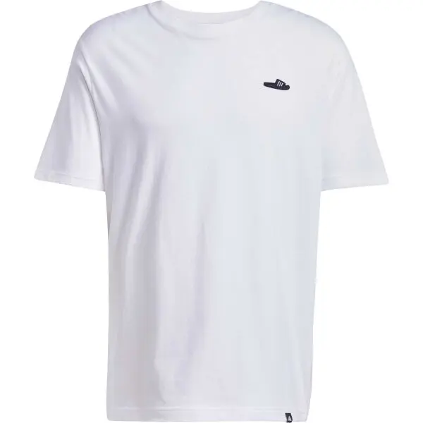 Adidas adidas LOUNGE SLIDE TEE Мъжка тениска, бяло, размер