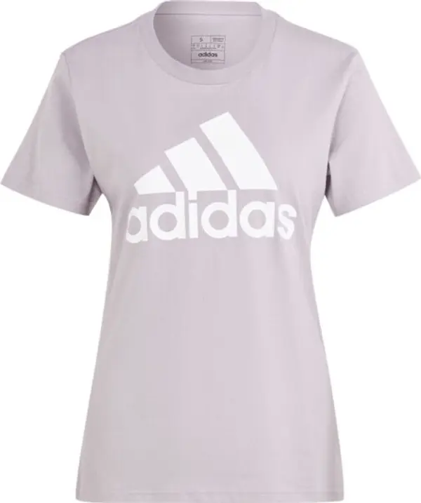 adidas adidas LOUNGEWEAR ESSENTIALS LOGO Дамска тениска, лилаво, размер