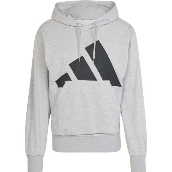 adidas adidas M BL FT HOODED Мъжки суитшърт, сиво, размер XXXL