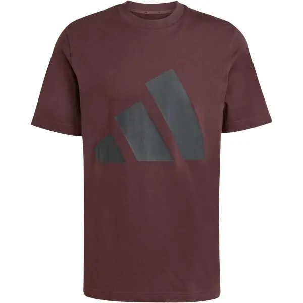 adidas adidas M BL SJ TEE Мъжка тениска, винен, размер XXXL
