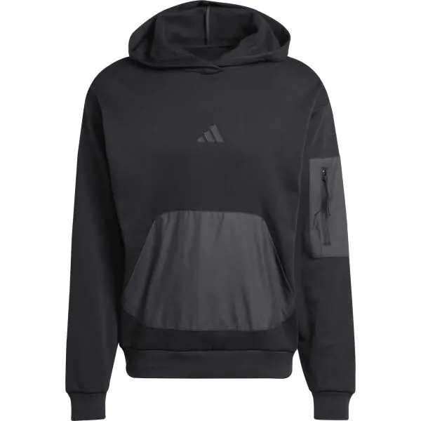 Adidas adidas M CITY ESCAPE HD GD Мъжки суитшърт, черно, размер