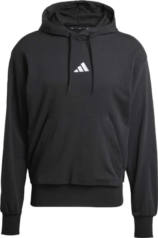 Adidas adidas M FEEL COZY HOODED Мъжки суичър, черно, размер