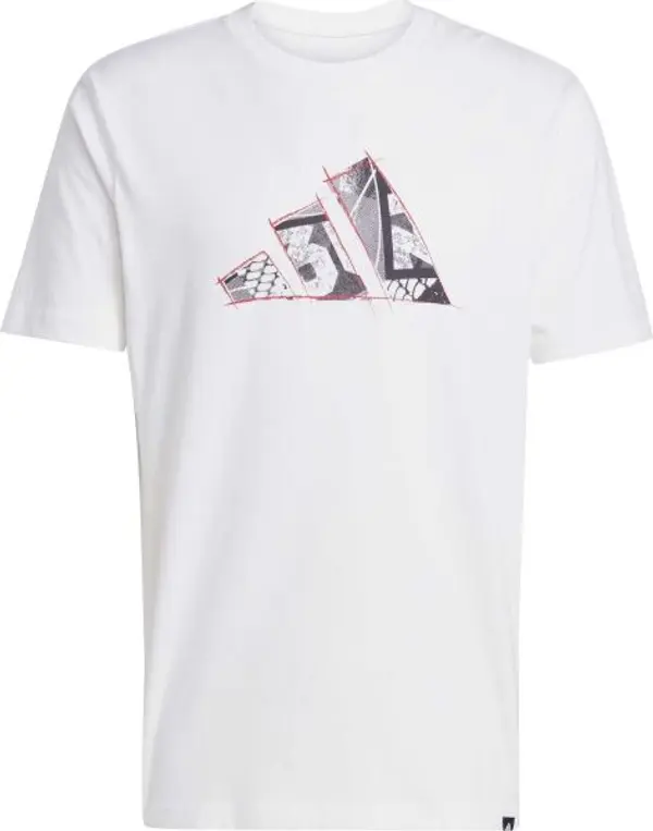 adidas adidas M PHOTO TEE 2 Мъжка тениска, бяло, размер