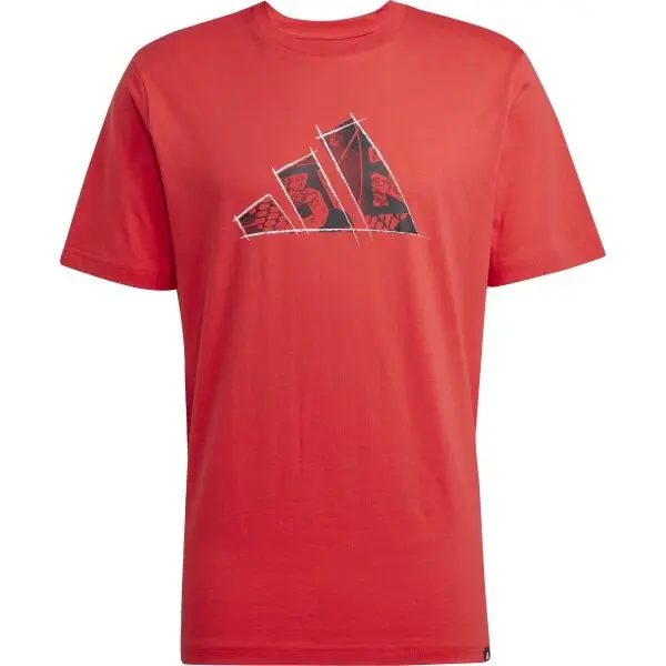adidas adidas M PHOTO TEE 2 Мъжка тениска, червено, размер