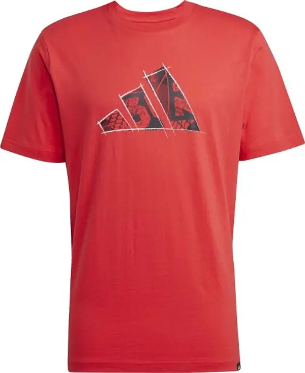 adidas adidas M PHOTO TEE 2 Мъжка тениска, червено, размер