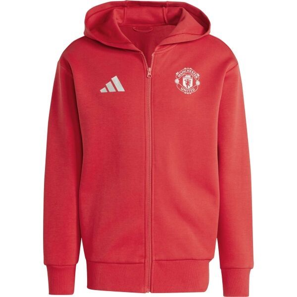 adidas adidas MANCHESTER UNITED FC ANTHEM JACKET Мъжко яке, червено, размер