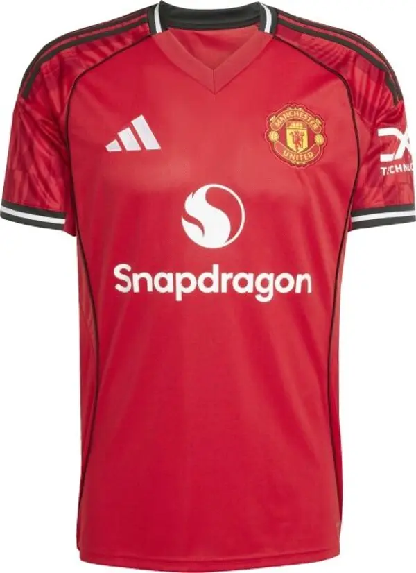 adidas adidas MANCHESTER UNITED FC HOME JERSEY Мъжка футболна фланелка, червено, размер