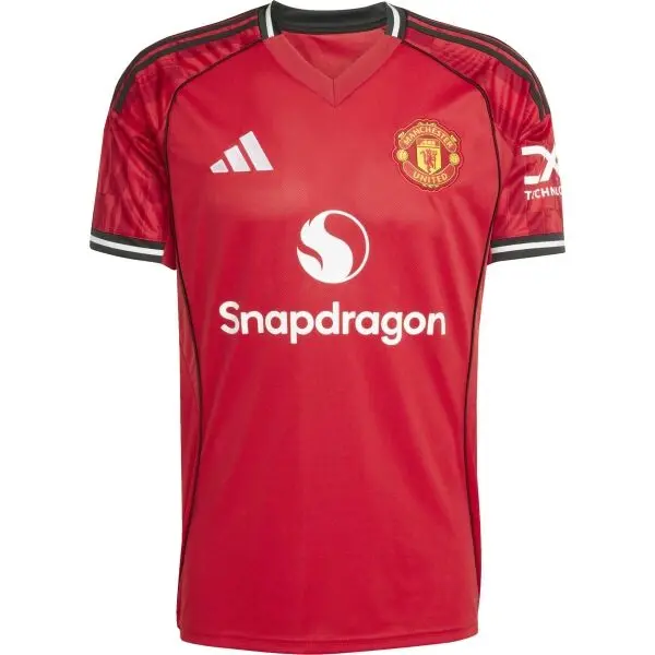 adidas adidas MANCHESTER UNITED FC HOME JERSEY Мъжка футболна фланелка, червено, размер XXL