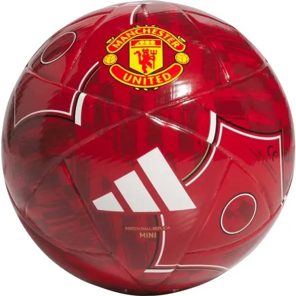 adidas adidas MANCHESTER UNITED FC MINI HOME Мини футболна топка, червено, размер