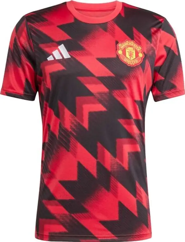 adidas adidas MANCHESTER UNITED FC PRESHI Мъжка спортна тениска, червено, размер