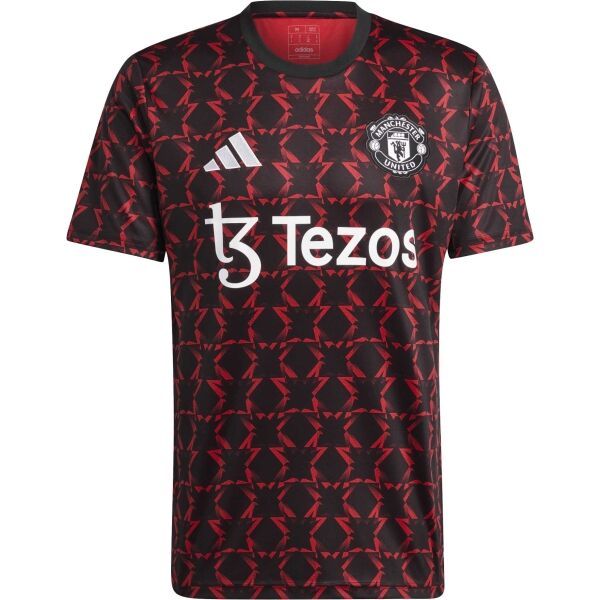 adidas adidas MANCHESTER UNITED PRE-MATCH JERSEY Мъжка футболна фланелка, червено, размер