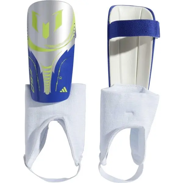 adidas adidas MESSI SG MTC J Детски футболни протектори, сребърно, размер