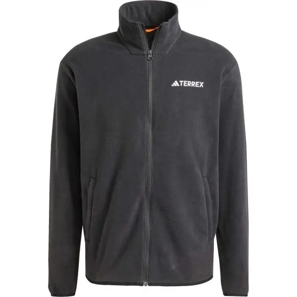 Adidas adidas MULTI TERREX ESSENTIALS FULL ZIP FLEECE Мъжко яке за туризъм, черно, размер