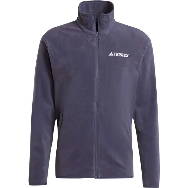 adidas adidas MULTI TERREX ESSENTIALS FULL ZIP FLEECE Мъжко яке за туризъм, лилаво, размер XXL