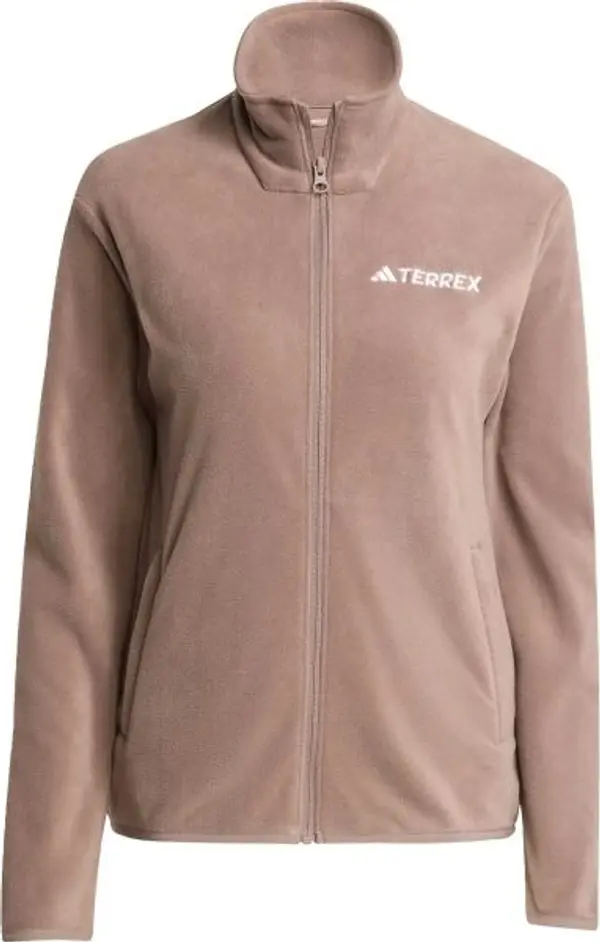 Adidas adidas MULTI TERREX ESSENTIALS FULL ZIP FLEECE W Дамско поларено яке, кафяво, размер