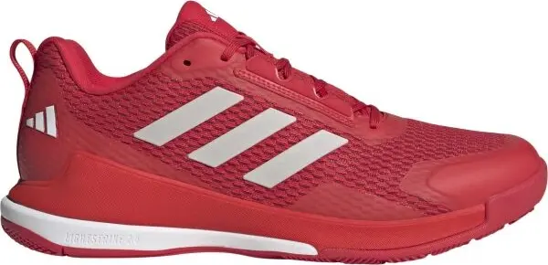 adidas adidas NOVAFLIGHT 2 M Мъжки обувки за спорт в зала, червено, размер 41 1/3
