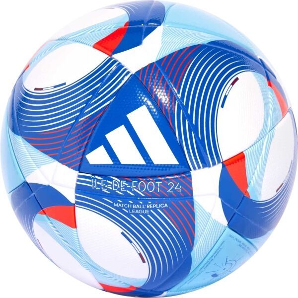 adidas adidas OLYMPICS24 LEAGUE Футболна топка, синьо, размер