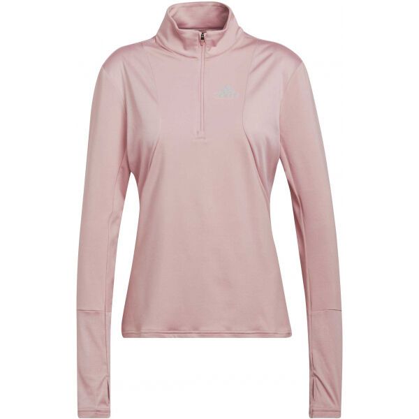 adidas adidas OTR 1/2 ZIP Дамска блуза  за бягане, розово, размер