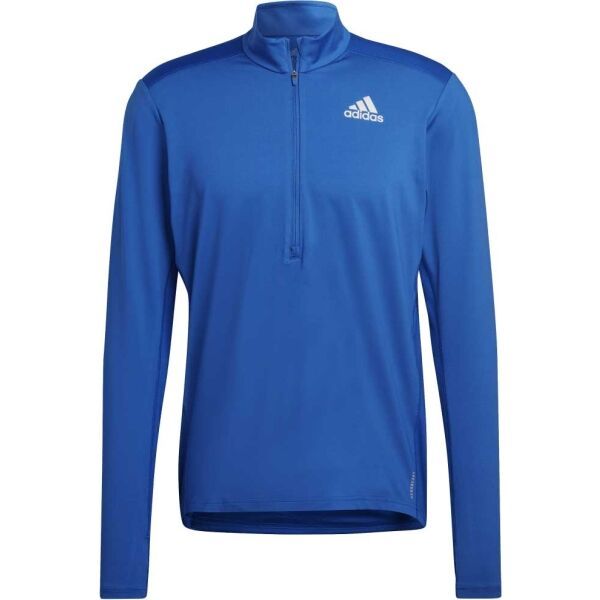 adidas adidas OTR 1/2 ZIP M Мъжка тениска за бягане, синьо, размер