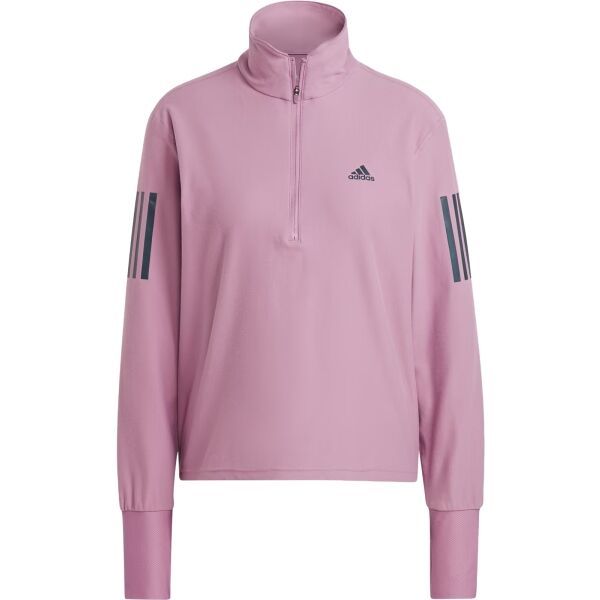 adidas adidas OTR 1/2 ZIP W Дамско яке за бягане, лилаво, размер