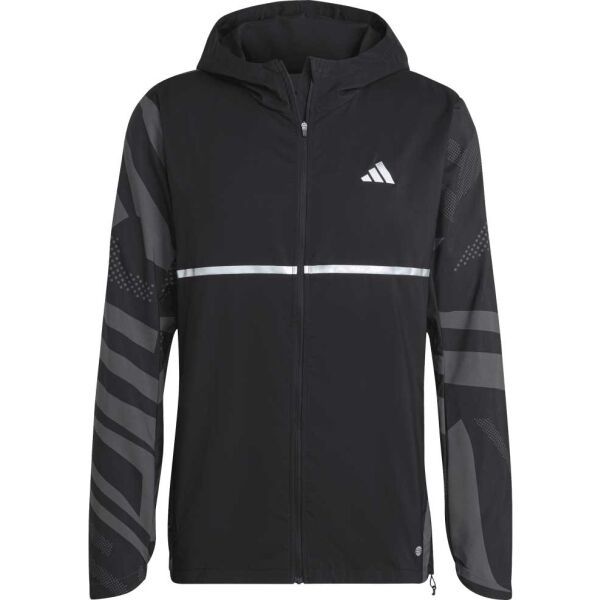 adidas adidas OTR SEASONAL JK Мъжко яке за бягане, черно, размер