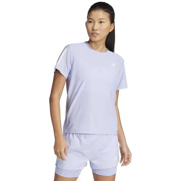 adidas adidas OWN THE RUN B TEE Дамска тениска, лилаво, размер