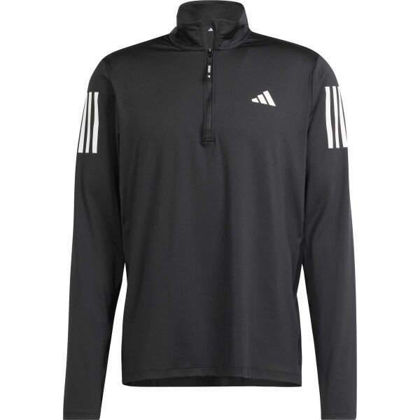 adidas adidas OWN THE RUN HALF-ZIP Мъжка тениска за бягане, черно, размер