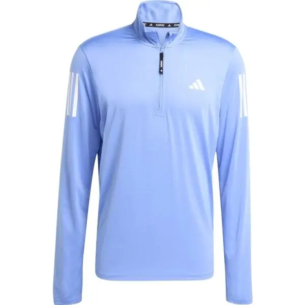Adidas adidas OWN THE RUN HALF-ZIP Мъжка тениска за бягане, синьо, размер