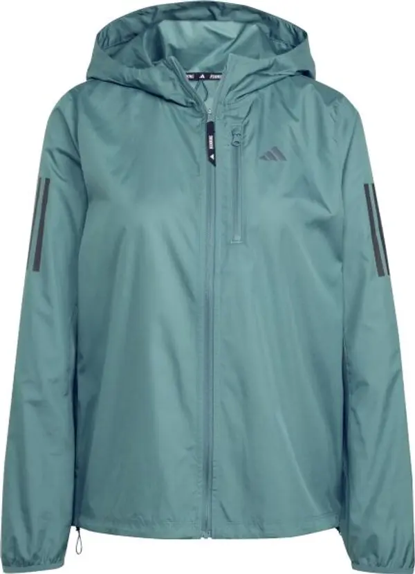 adidas adidas OWN THE RUN JACKET Дамско яке за бягане, тъмнозелено, размер