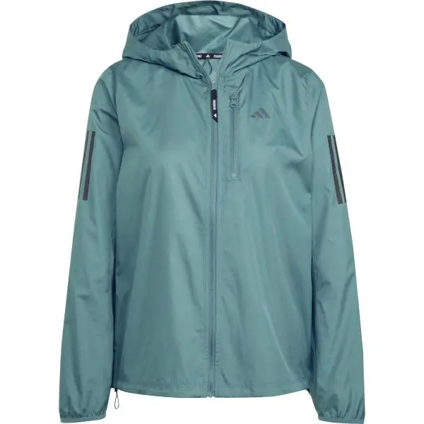 Adidas adidas OWN THE RUN JACKET Дамско яке за бягане, тъмнозелено, размер