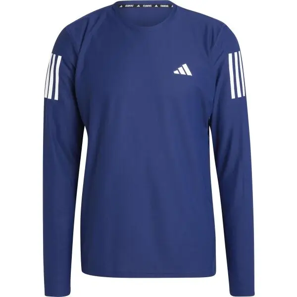 adidas adidas OWN THE RUN LONG SLEEVE LONG TOP Мъжка тениска за бягане, тъмносин, размер