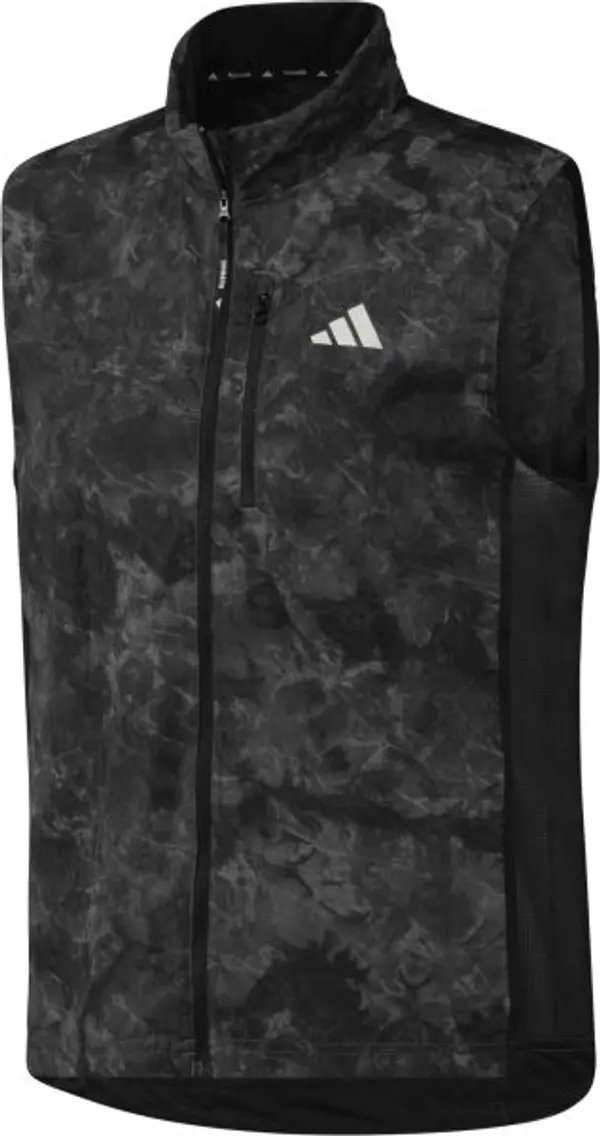 adidas adidas OWN THE RUN SD VEST M Мъжко елече за бягане, тъмносиво, размер