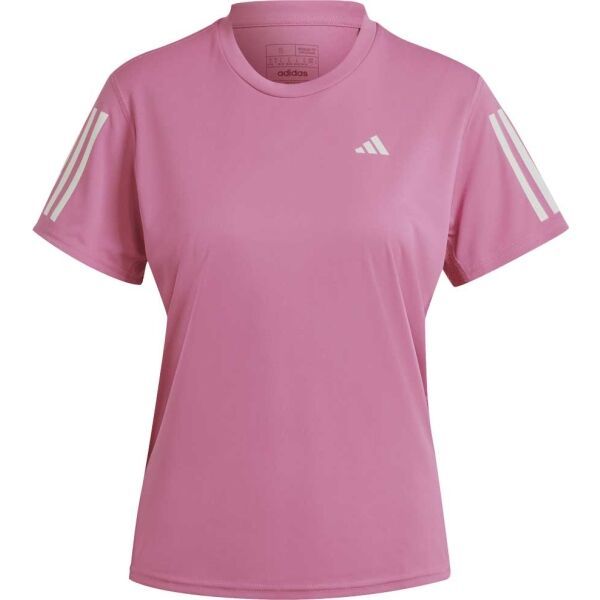 adidas adidas OWN THE RUN TEE Дамска тениска за бягане, розово, размер