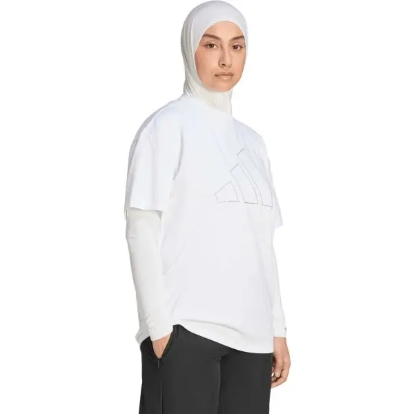 adidas adidas POWER ESSENTIALS WORKOUT TEE Дамска спортна тениска, бяло, размер