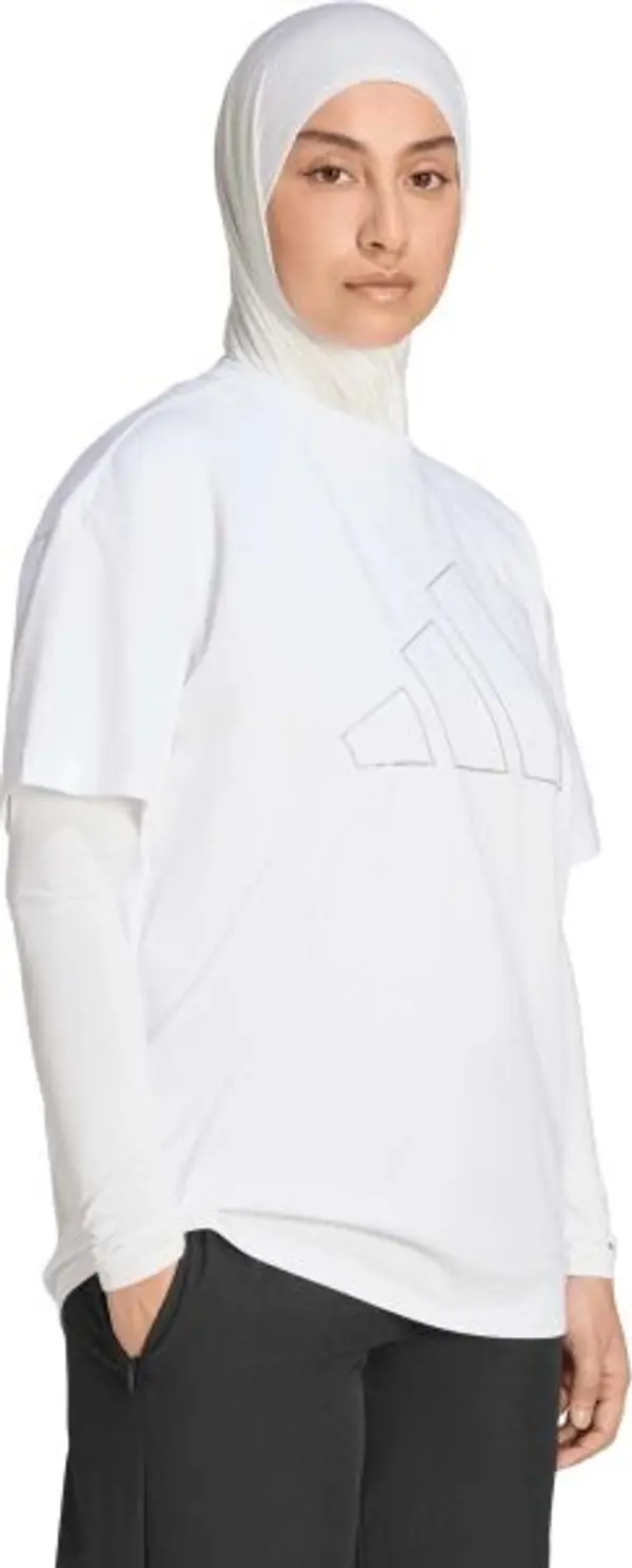 Adidas adidas POWER ESSENTIALS WORKOUT TEE Дамска спортна тениска, бяло, размер