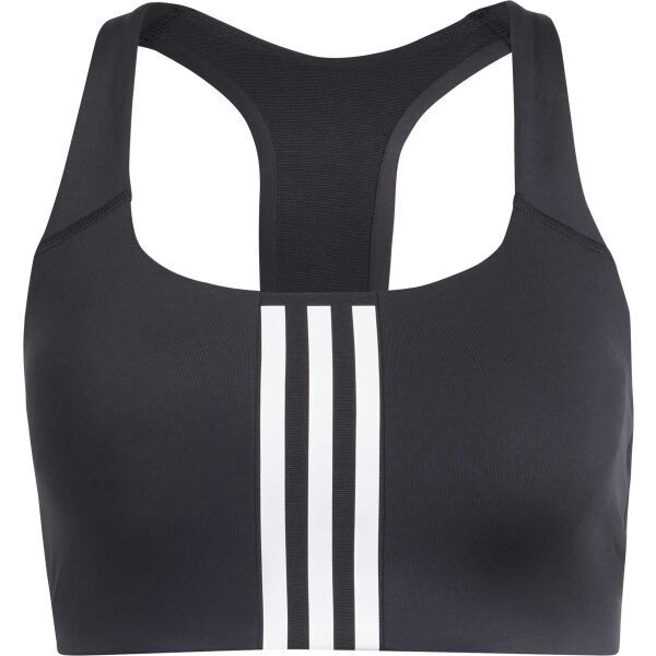 adidas adidas POWERIMPACT 3-STRIPES BRA Дамско спортно бюстие, черно, размер