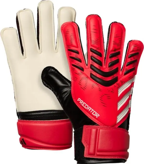 adidas adidas PREDATOR TRAINING J Момчешки вратарски  ръкавици, червено, размер