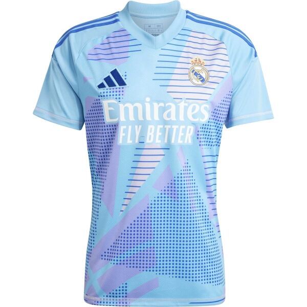 adidas adidas REAL MADRID HOME GK JERSEY Вратарска фланелка за мъже, светлосиньо, размер
