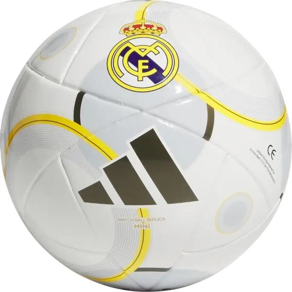 adidas adidas REAL MADRID MINI HOME Мини футболна топка, бяло, размер