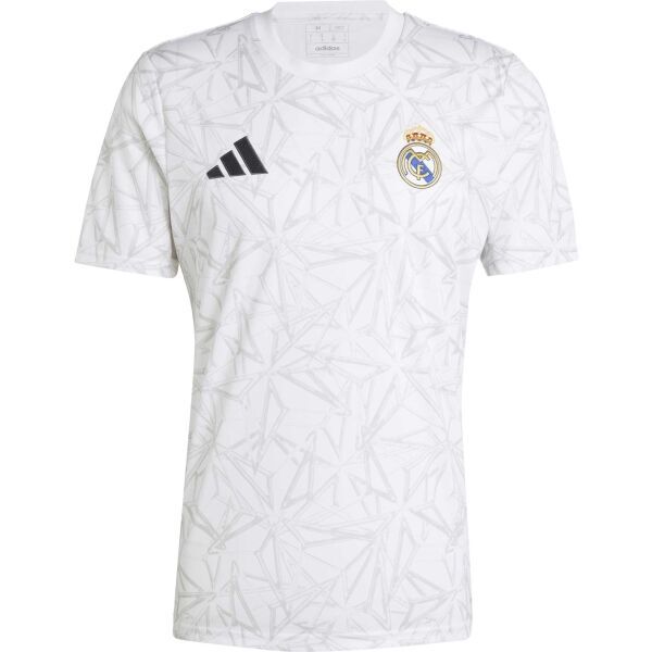 adidas adidas REAL MADRID PRE-MATCH Мъжка футболна тениска, бяло, размер