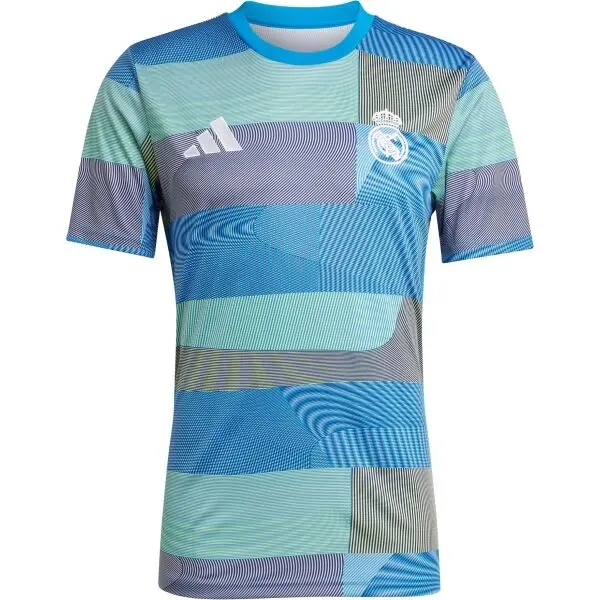Adidas adidas REAL MADRID PRESHI Мъжка спортна тениска, синьо, размер XXXL
