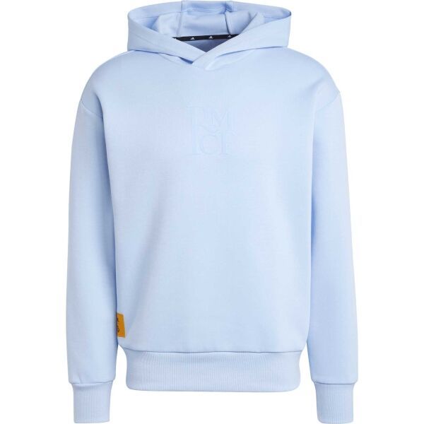 adidas adidas REAL MADRID SEASONAL DOUBLEKNIT Мъжки суитшърт, светлосиньо, размер