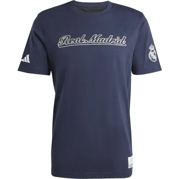 Adidas adidas REAL MADRID US Мъжка тениска, тъмносин, размер