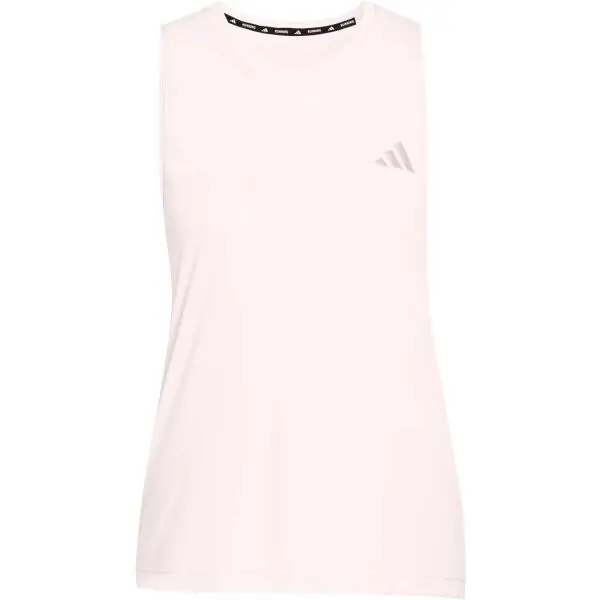 Adidas adidas RUN ESSENTIALS TANK W Дамски спортен потник, цвят сьомга, размер