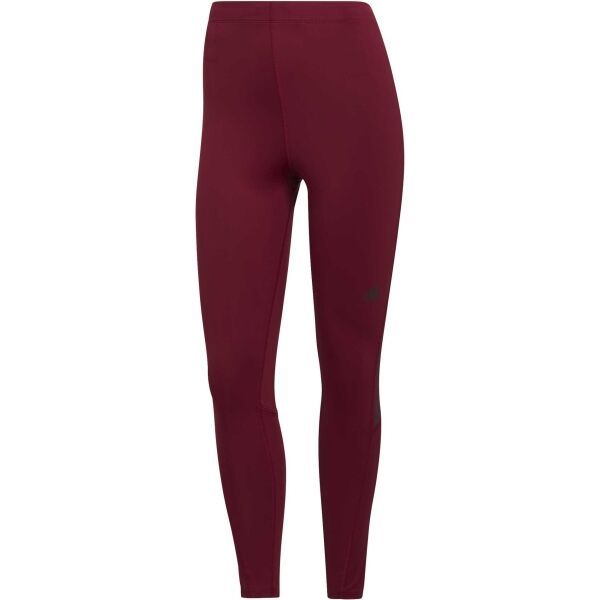 adidas adidas RUN ICONS LEGGINGS Дамски клин за бягане, винен, размер