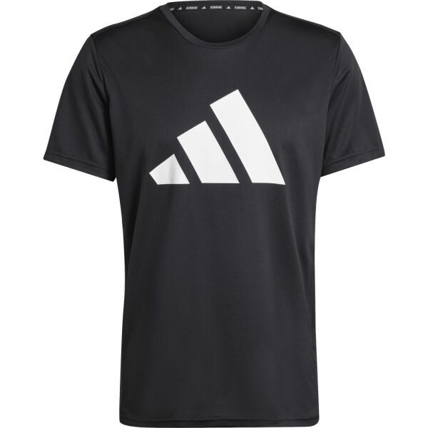 adidas adidas RUN IT T-SHIRT Мъжка тениска, черно, размер